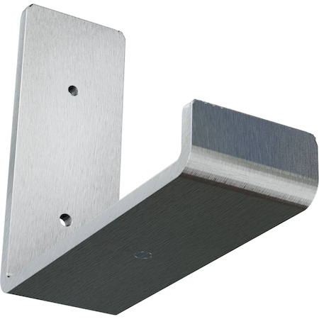 Ekena Millwork 2"W x 6"D x 5 1/2"H Steel Hanging Shelf Bracket, Unfinished BKTM02X06X05HSCRS